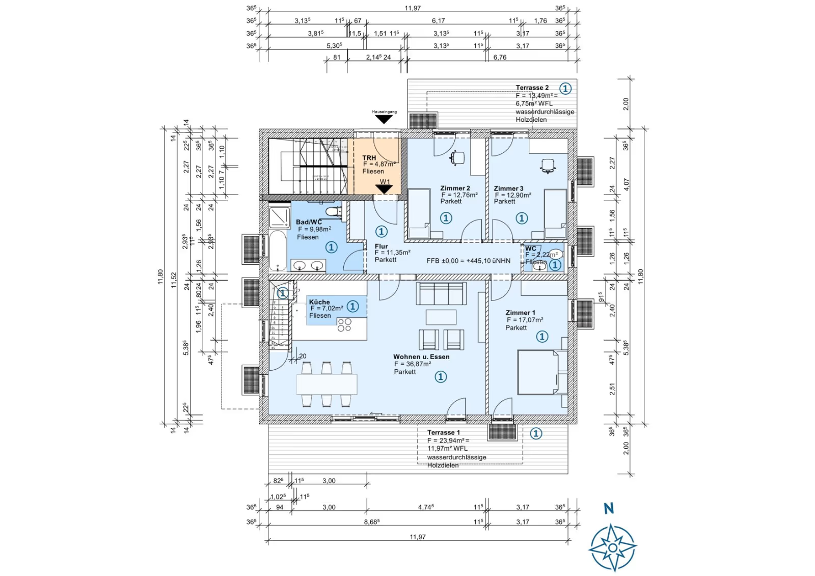 Wohnung 1 Plan